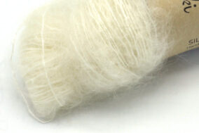 Alternative view of MOMINOKI SILK MOHAIR - Pure White