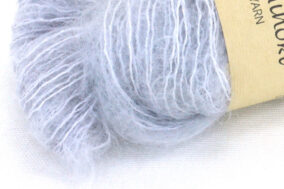 Alternative view of MOMINOKI SILK MOHAIR - SILVER