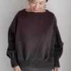 Designer Mamet Knit is wearing Lattice Light sweater