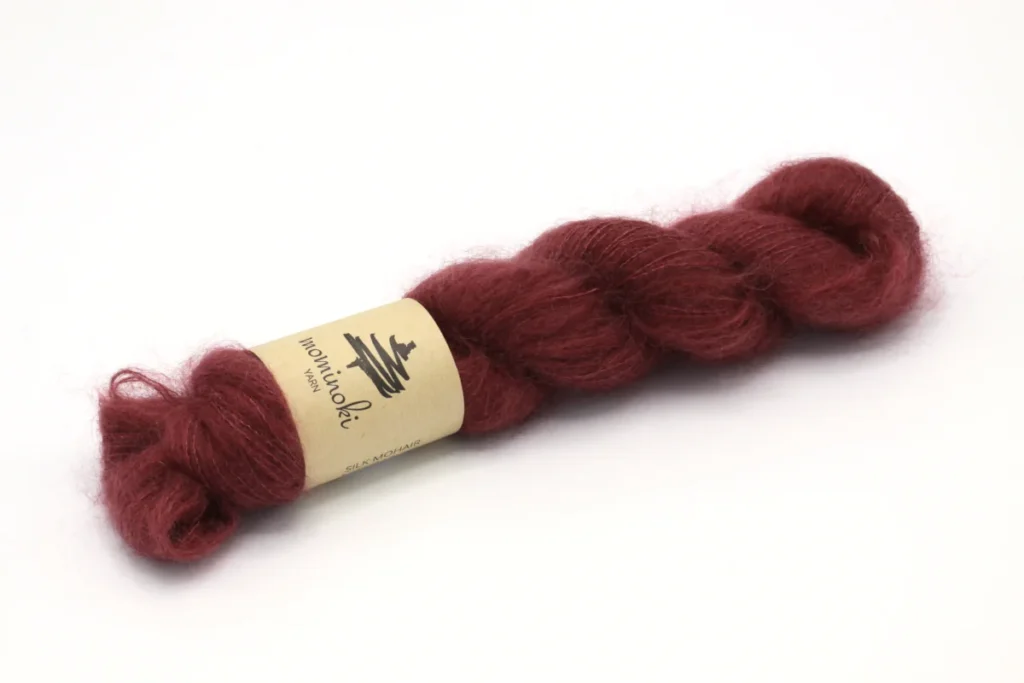 MOMINOKI SILK MOHAIR -Bordeaux